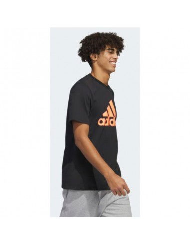 Adidas Ανδρικό T-shirt Μαύρο με Στάμπα HS2513