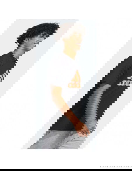 Adidas Ανδρικό T-shirt Μαύρο με Στάμπα HS2513