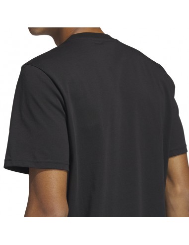 Adidas Ανδρικό T-shirt Μαύρο με Στάμπα HS2513