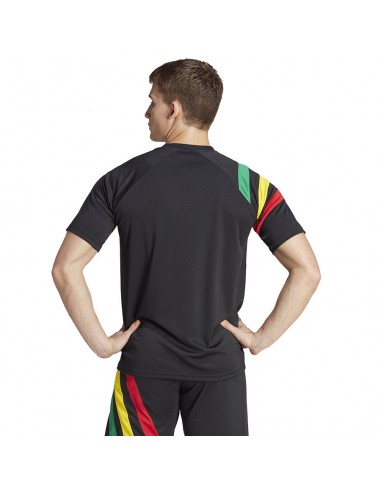 Adidas Fortore 23 Ανδρικό Αθλητικό T-shirt Κοντομάνικο Μαύρο IK5737