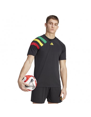 Adidas Fortore 23 Ανδρικό Αθλητικό T-shirt Κοντομάνικο Μαύρο IK5737