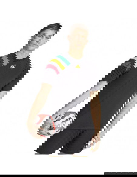 Adidas Fortore 23 Ανδρικό Αθλητικό T-shirt Κοντομάνικο Μαύρο IK5737