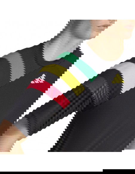 Adidas Fortore 23 Ανδρικό Αθλητικό T-shirt Κοντομάνικο Μαύρο IK5737