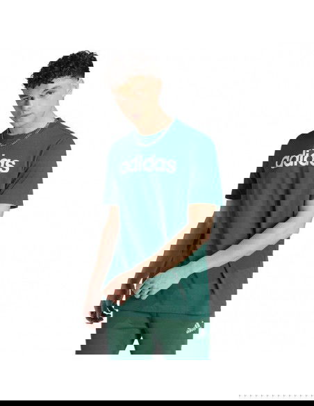 Adidas Sportswear Essentials Single Ανδρικό Αθλητικό T-shirt Κοντομάνικο Πράσινο IJ8658