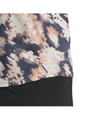 Adidas Own The Run Summer Cooler Γυναικείο Αθλητικό T-shirt Fast Drying Πολύχρωμο HR9968