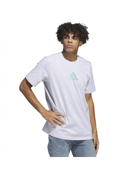 Adidas Ανδρικό T-shirt Κοντομάνικο Λευκό HT0986