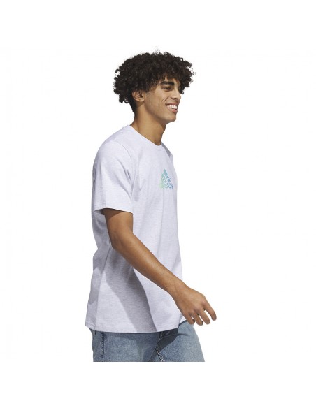 Adidas Ανδρικό T-shirt Κοντομάνικο Λευκό HT0986