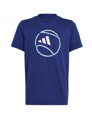 Adidas Παιδικό T-shirt Μπλε IC4982