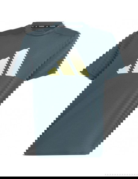 Adidas Train Icons Aeroready Παιδικό T-shirt Γκρι IJ6416