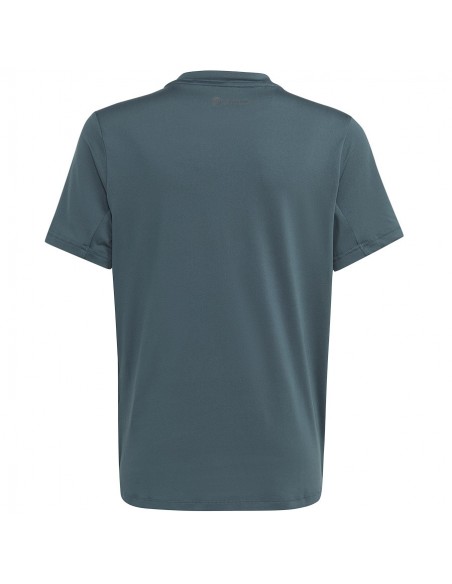 Adidas Train Icons Aeroready Παιδικό T-shirt Γκρι IJ6416