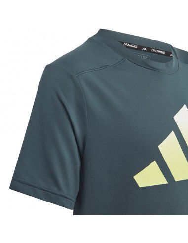 Adidas Train Icons Aeroready Παιδικό T-shirt Γκρι IJ6416