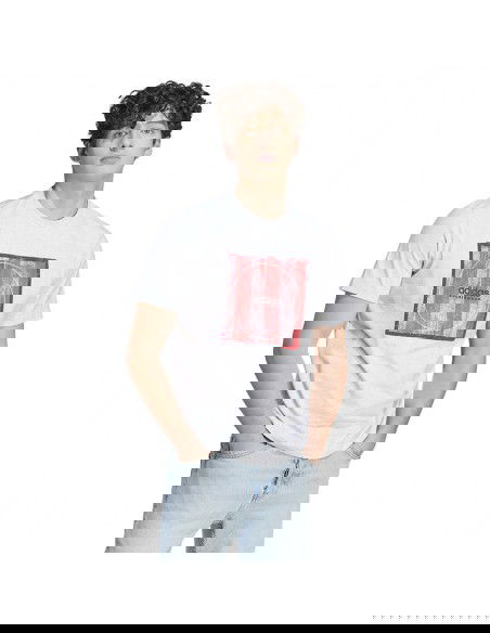 Adidas Tiro Box Graphic Ανδρικό T-shirt Κοντομάνικο Γκρι II5878