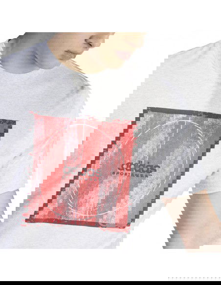 Adidas Tiro Box Graphic Ανδρικό T-shirt Κοντομάνικο Γκρι II5878