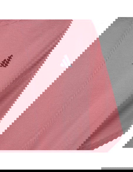 Adidas Παιδική Καλοκαιρινή Μπλούζα Κοντομάνικη Ροζ IC0323