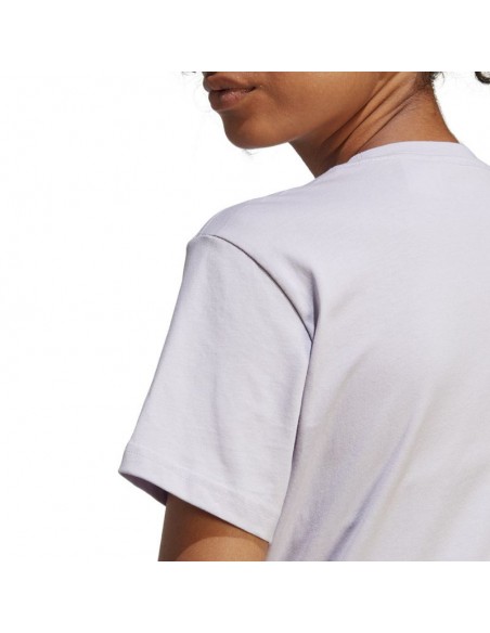 Adidas Γυναικείο Αθλητικό T-shirt Μωβ IC0633