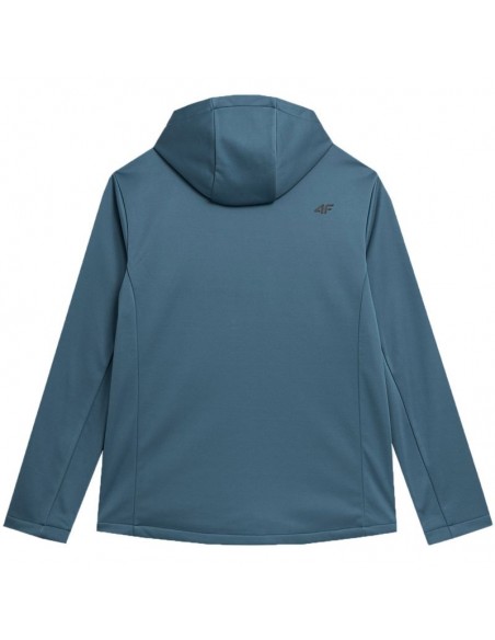4F Ανδρικό Χειμωνιάτικο Μπουφάν Softshell Αδιάβροχο και Αντιανεμικό Μπλε 4FAW23TSOFM156-32S