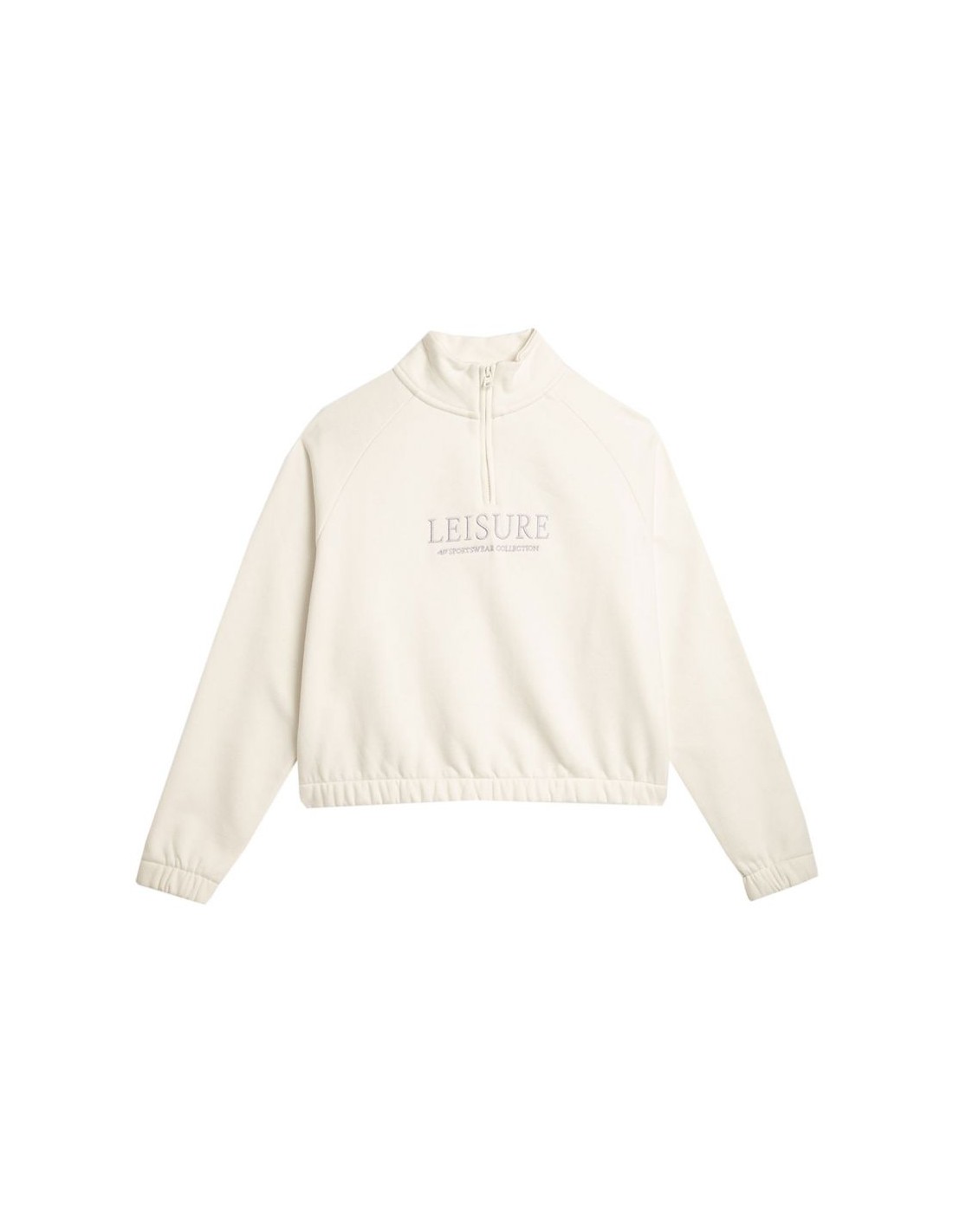 4F Γυναικείο Φούτερ Μπεζ 4FAW23TSWSF0718-12S