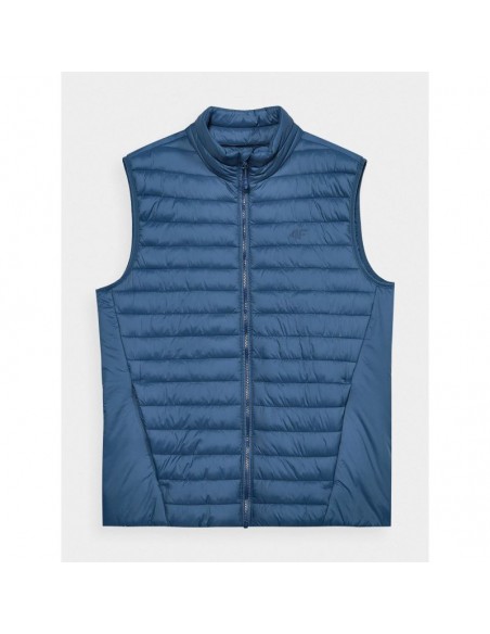 4F Αμάνικο Ανδρικό Μπουφάν Puffer Μπλε 4FAW23TVESM062-32S