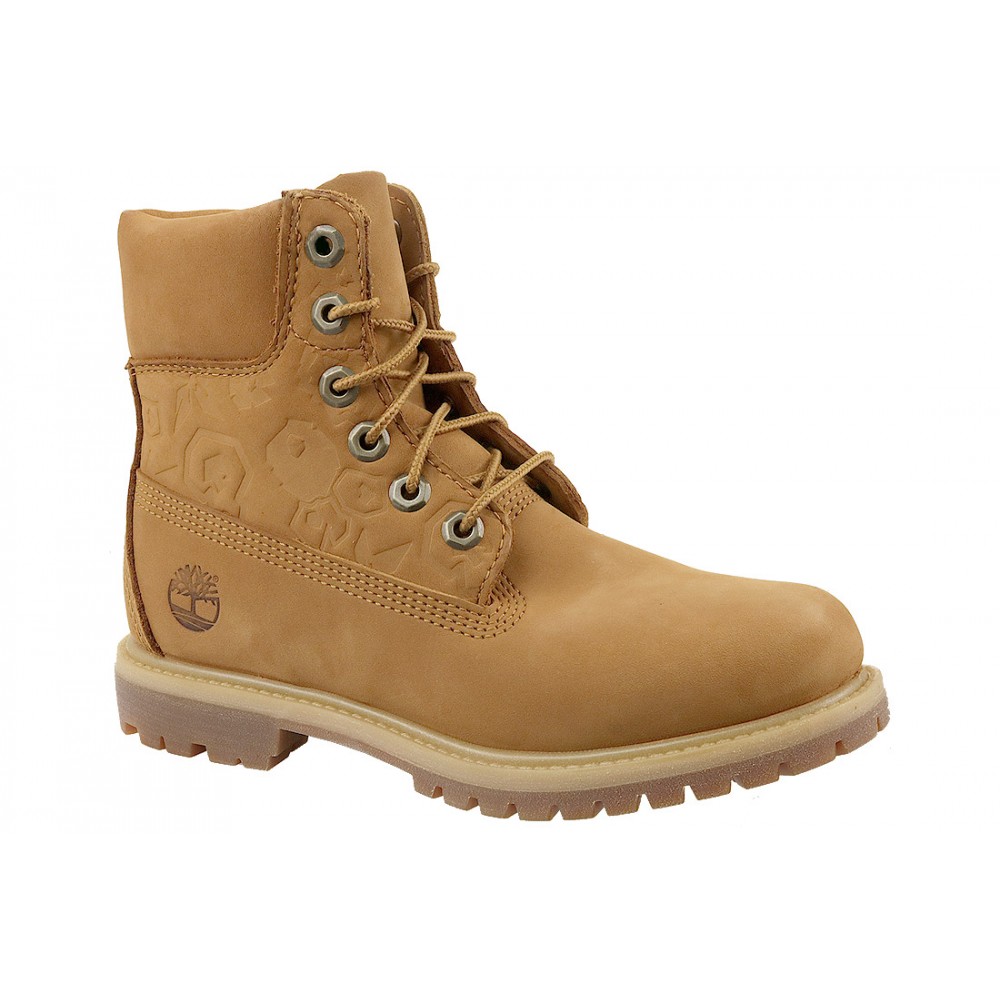 Timberland 6inch Premium Δερμάτινα Γυναικεία Αρβυλάκια Ταμπά A1K3N