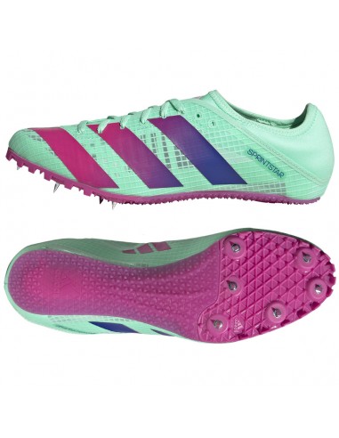 Adidas Adizero Sprintstar GV9067 Αθλητικά Παπούτσια Spikes Pulse Mint / Lucid Blue / Lucid Fuchsia