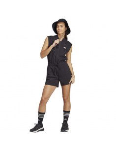 Adidas Bluv Q2 Romper Γυναικείο Κοντομάνικο Ολόσωμο Σορτς Μαύρο IC1535 2