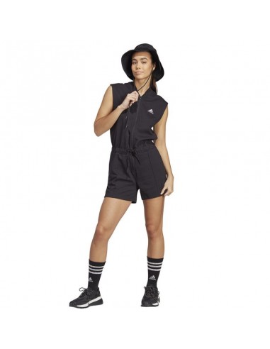 Adidas Bluv Q2 Romper Γυναικείο Κοντομάνικο Ολόσωμο Σορτς Μαύρο IC1535