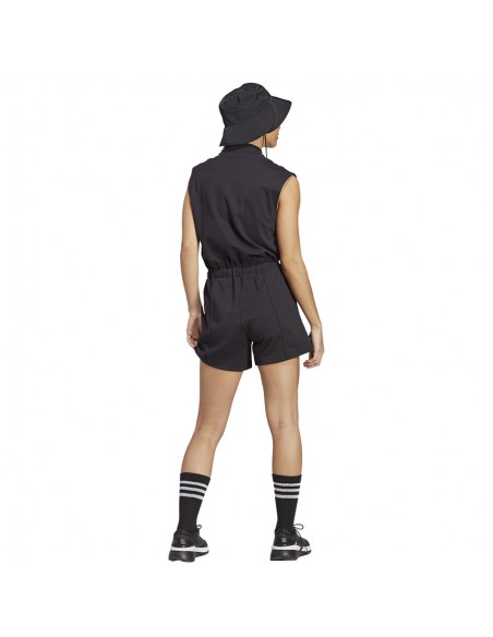 Adidas Bluv Q2 Romper Γυναικείο Κοντομάνικο Ολόσωμο Σορτς Μαύρο IC1535