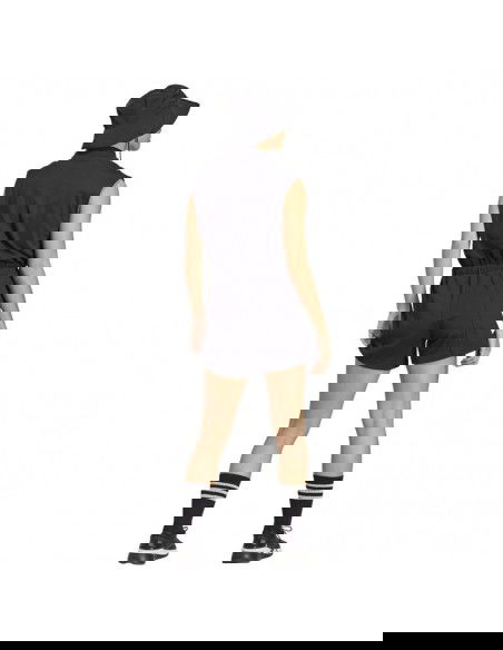 Adidas Bluv Q2 Romper Γυναικείο Κοντομάνικο Ολόσωμο Σορτς Μαύρο IC1535