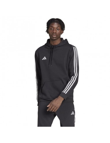 Adidas Tiro 23 League Ανδρικό Φούτερ με Κουκούλα και Τσέπες Μαύρο HS3598