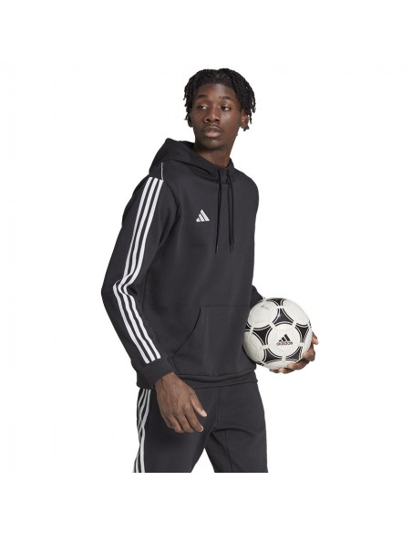 Adidas Tiro 23 League Ανδρικό Φούτερ με Κουκούλα και Τσέπες Μαύρο HS3598