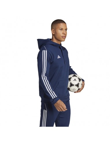 Adidas Tiro 23 League Ανδρικό Φούτερ με Κουκούλα και Τσέπες Navy Μπλε HS3599