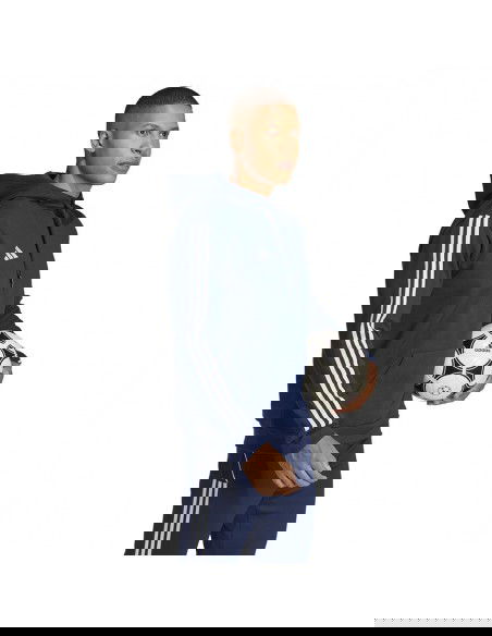 Adidas Tiro 23 League Ανδρικό Φούτερ με Κουκούλα και Τσέπες Navy Μπλε HS3599