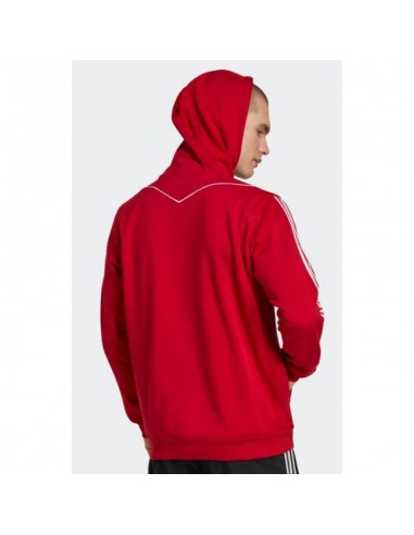 Adidas Tiro 23 League Ανδρικό Φούτερ με Κουκούλα και Τσέπες Κόκκινο HS3600