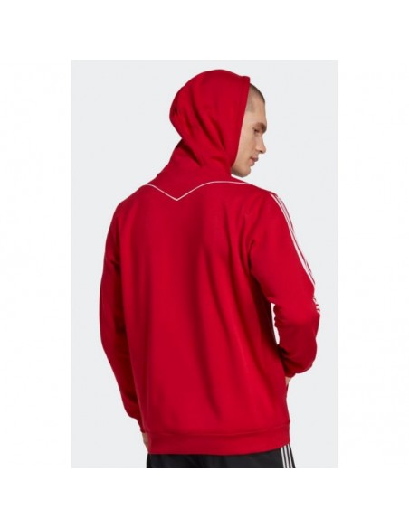 Adidas Tiro 23 League Ανδρικό Φούτερ με Κουκούλα και Τσέπες Κόκκινο HS3600