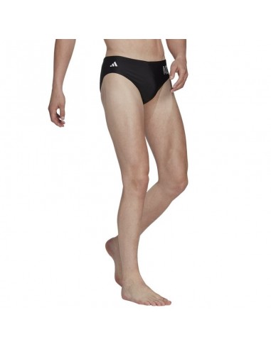 Adidas Wording Ανδρικό Μαγιό Slip Μαύρο HT2067