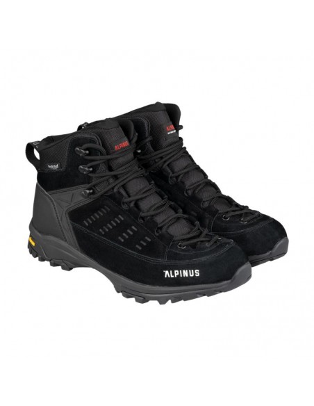 Alpinus JS18659 Ανδρικά Ορειβατικά Παπούτσια Μαύρα