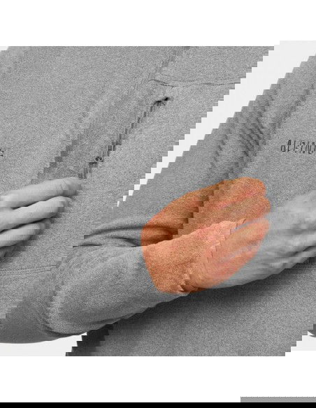 Alpinus Ανδρική Φούτερ Ζακέτα Γκρι MK18894