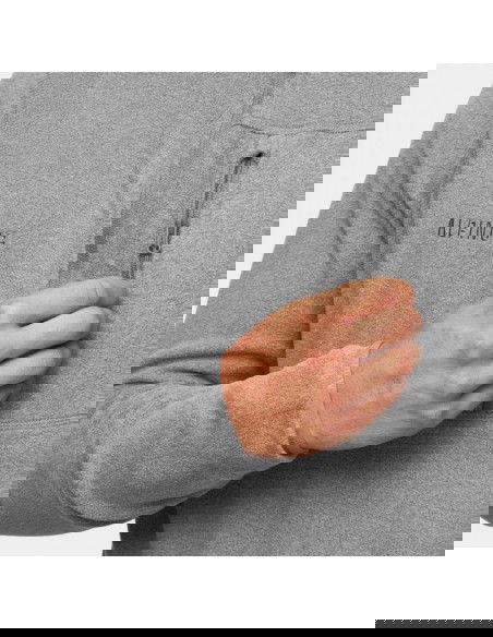 Alpinus Ανδρική Φούτερ Ζακέτα Γκρι MK18894