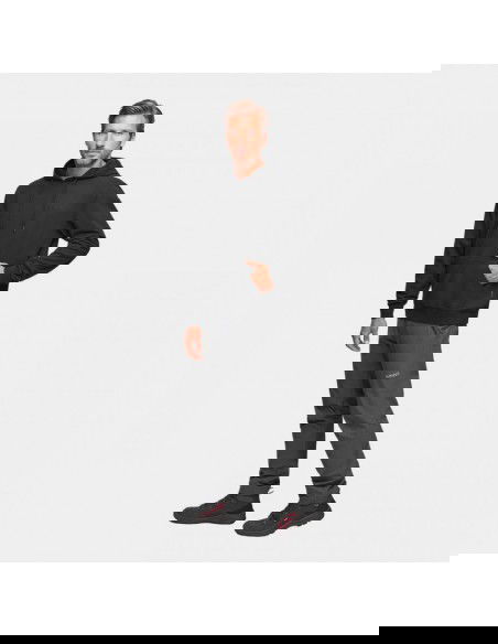 Alpinus Ανδρικό Φούτερ Μαύρο BR18254