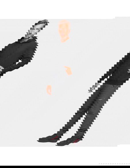 Alpinus Ανδρικό Φούτερ Μαύρο BR18254