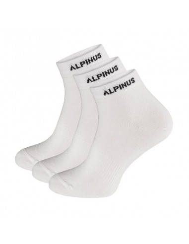 Alpinus Puyo FL43761 Αθλητικές Κάλτσες Λευκές 3 Ζεύγη