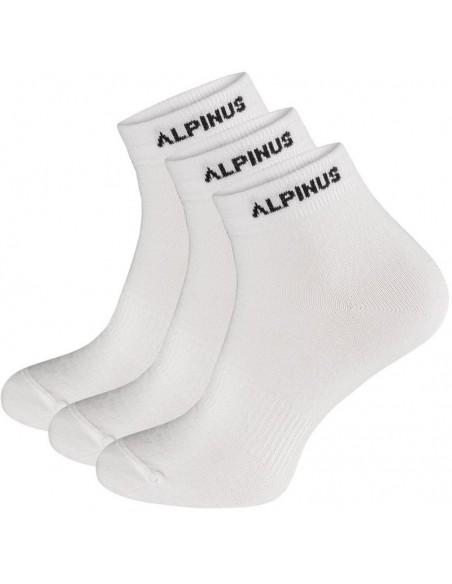Alpinus Puyo FL43761 Αθλητικές Κάλτσες Λευκές 3 Ζεύγη