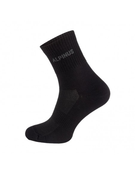 Alpinus FI11081 Αθλητικές Κάλτσες Μαύρες 3 Ζεύγη