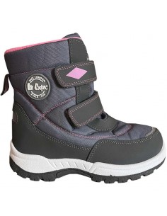 Lee Cooper Παιδικά Μποτάκια με Σκρατς Γκρι LCJ-23-44-1993K