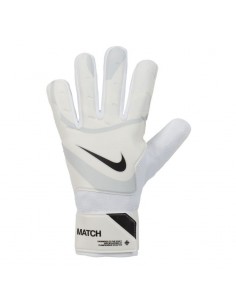Nike Match FJ4862-100 Γάντια Τερματοφύλακα Ενηλίκων Λευκά