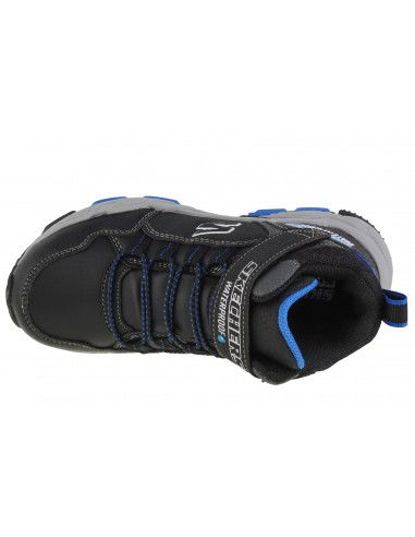 Skechers Παιδικά Μποτάκια Μαύρα 406418L/BKRY