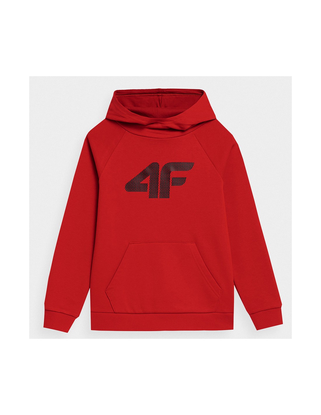 4F Παιδικό Φούτερ με Κουκούλα και Τσέπες Κόκκινο 4FJSS23TSWSM220-62S