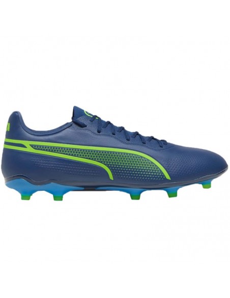 Puma King Pro FG/AG 107566-02 Χαμηλά Ποδοσφαιρικά Παπούτσια με Τάπες Μπλε