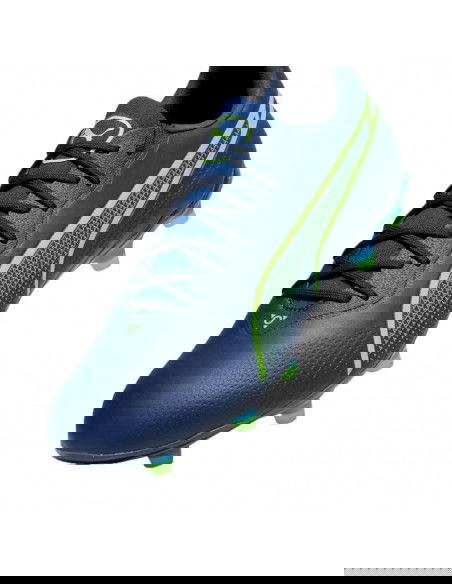 Puma King Pro FG/AG 107566-02 Χαμηλά Ποδοσφαιρικά Παπούτσια με Τάπες Μπλε