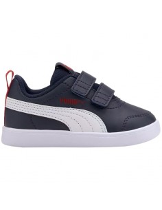 Puma Παιδικό Sneaker Courtflex με Σκρατς Navy Μπλε 371544-01